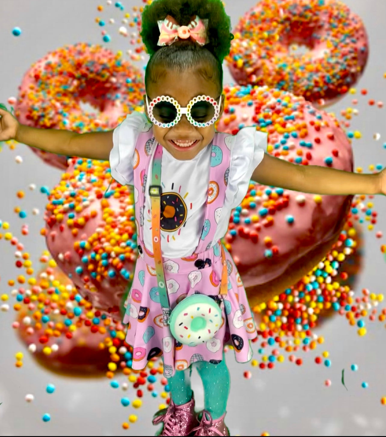 donut party dress Donut Sprinkle Jumper Dress
