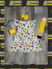 Back to School Bus Dress