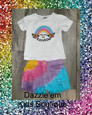 Rainbow Short Set