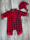 Baby Plaid Romper